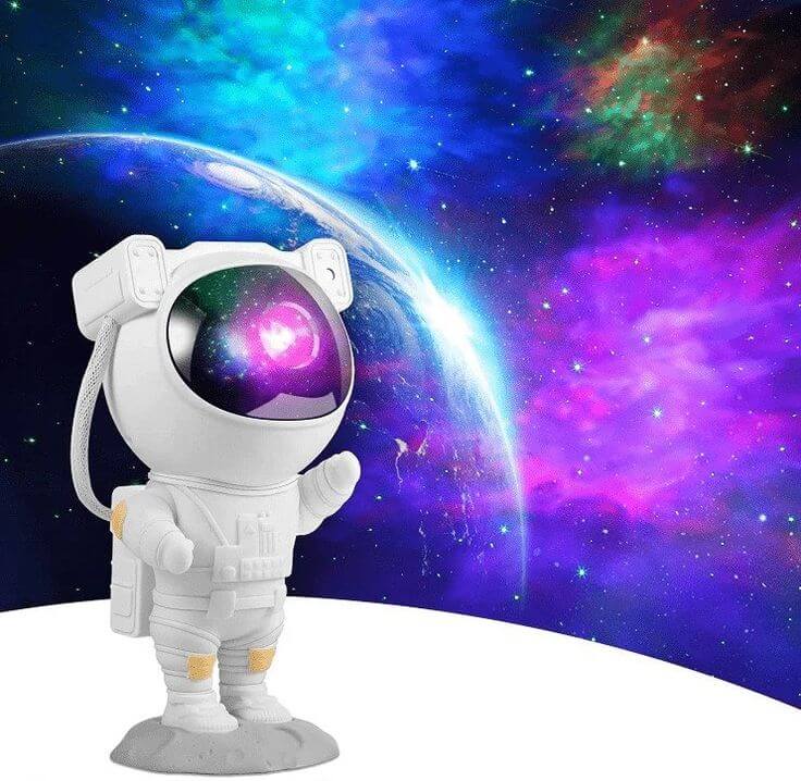 astronaut galaxy projector lights product white 2023