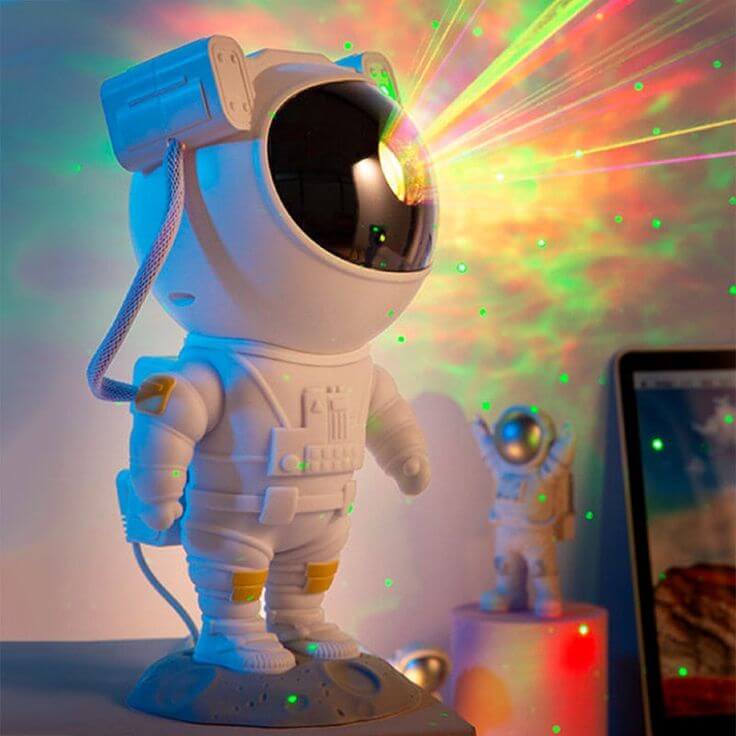 astronaut galaxy projector lights product white 2023