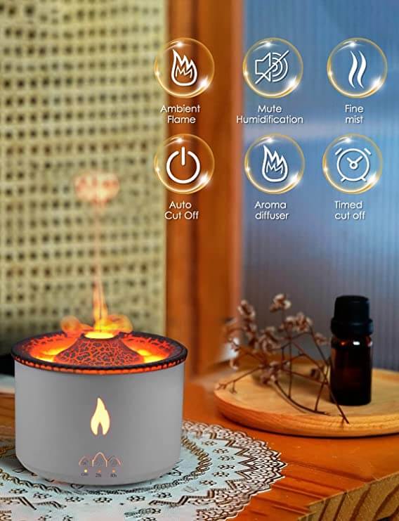 volcano essential oil diffuser aromatherapy diffuser